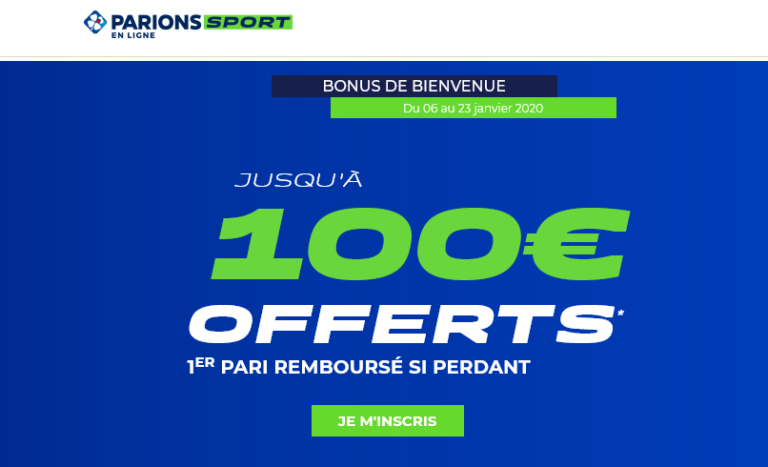 100€ De Bonus Parions Sport Pour Vos Paris Sportifs